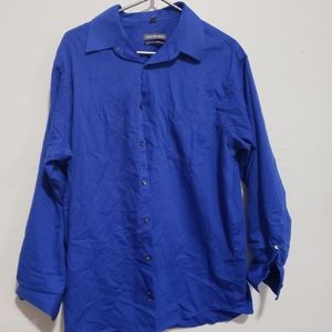 Geoffery Beene blue dress shirt
